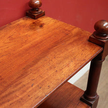 Load image into Gallery viewer, Antique Australian Cedar Three Tier Dumb Waiter or Server. Use as TV Stand. B12223