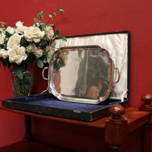 Load image into Gallery viewer, x SOLD A Hardy Bros. Ltd. Jeweller's and Silversmiths Australia. Sterling Silver Tray in the Original Box. B12220