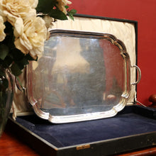 Load image into Gallery viewer, x SOLD A Hardy Bros. Ltd. Jeweller's and Silversmiths Australia. Sterling Silver Tray in the Original Box. B12220