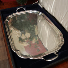 Load image into Gallery viewer, x SOLD A Hardy Bros. Ltd. Jeweller's and Silversmiths Australia. Sterling Silver Tray in the Original Box. B12220
