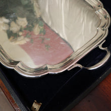 Load image into Gallery viewer, x SOLD A Hardy Bros. Ltd. Jeweller's and Silversmiths Australia. Sterling Silver Tray in the Original Box. B12220