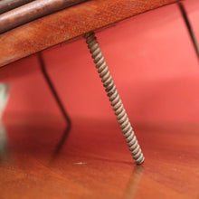 Load image into Gallery viewer, Antique English mahogany tennis racquet/racket cover with brass campaign fittings. B12600