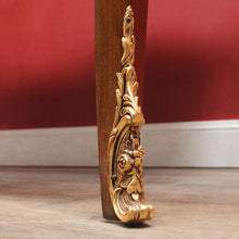 Load image into Gallery viewer, Louis XV Style French Bureau Plat Writing Desk with Ormolu Mounts and Glass Top. B13038