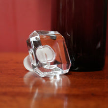 Load image into Gallery viewer, x SOLD Purple coloured Bottle - Waterford Crystal - Ireland. Round Cylinder Vodka or Whiskey Decanter and Stopper. B12219