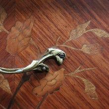 Load image into Gallery viewer, Pair of Vintage French Bedside Tables with Marquetry Inlay and Pull Out Slides. B12799
