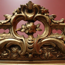 Load image into Gallery viewer, x SOLD Antique French Wall Mirror with Bevelled Mirror and Gilt Floral Border Frame. B12156