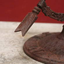 Load image into Gallery viewer, Beautiful Handcrafted Garden Sundial with Concrete Base and Wrought Iron Dial. B12632