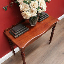 Load image into Gallery viewer, Antique Australian Cedar Hall Table or Safa Side Table with Turned Legs. B12248