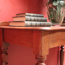 Load image into Gallery viewer, Antique Australian Cedar Hall Table or Safa Side Table with Turned Legs. B12248