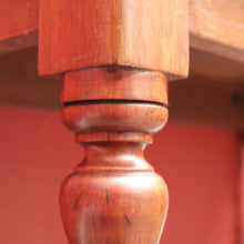 Load image into Gallery viewer, Antique Australian Cedar Hall Table or Safa Side Table with Turned Legs. B12248