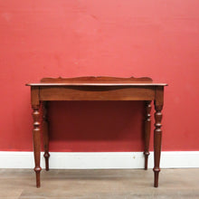 Load image into Gallery viewer, Antique Australian Cedar Hall Table or Safa Side Table with Turned Legs. B12248