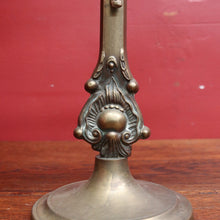 Load image into Gallery viewer, Antique French Solid Brass Standing Altar Crucifix with Decorative Flared Ends. B12787