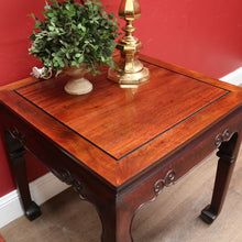 Load image into Gallery viewer, Pair of Vintage Chinese Style Hardwood Table Lamps, Side Table, Coffee Table. B12459