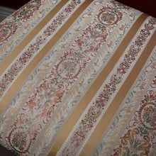 Load image into Gallery viewer, Antique English Mahogany Armchair with Scroll Arms and Floral Upholstery. B12639