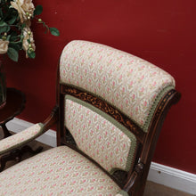 Load image into Gallery viewer, x SOLD Antique French Armchair, Inlay to the timber. Suitable for the Hall, Bedroom or Living. B12240