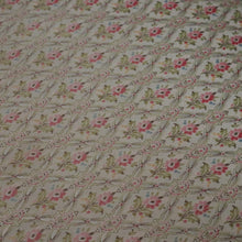 Load image into Gallery viewer, x SOLD Antique French Chair, Padded back and Seat, Floral Fabric, Bedroom, Living or Hall Arm Chair. B12241