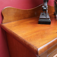 Load image into Gallery viewer, Antique Australian Cedar Chiffonier with Shield Front Doors and Cotton Reel Columns. B12638