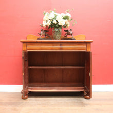 Load image into Gallery viewer, Antique Australian Cedar Chiffonier with Shield Front Doors and Cotton Reel Columns. B12638