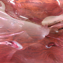 Load image into Gallery viewer, Circa 1960 Italian Mid-Century Art Glass Star or Orchid Bowl in Pink Cranberry Glass. B12272