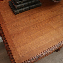Load image into Gallery viewer, x SOLD Antique French Office Desk. Two Drawer Desk with Pull-out Slides or Hall Table. B12239
