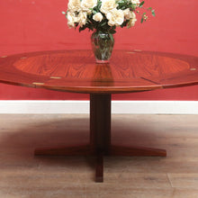 Load image into Gallery viewer, x SOLD Dyrlund Denmark Rosewood Flip-Flap Expandable Dining Table with Four Hidden Leaves – Rare Mid-Century Modern. B12658