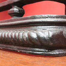 Load image into Gallery viewer, Antique Victorian Cast Iron Fire Fender with Decorative Rope and Scroll Detail. B12953