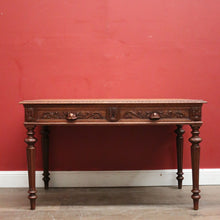 Load image into Gallery viewer, x SOLD Antique French Office Desk. Two Drawer Desk with Pull-out Slides or Hall Table. B12239