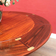 Load image into Gallery viewer, x SOLD Dyrlund Denmark Rosewood Flip-Flap Expandable Dining Table with Four Hidden Leaves – Rare Mid-Century Modern. B12658