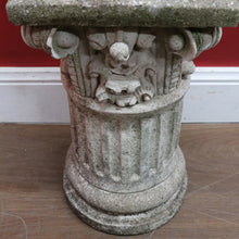 Load image into Gallery viewer, Vintage Garden Ornament Reading Library Child Bust on Greek Style Pedestal. B13045