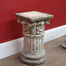 Load image into Gallery viewer, Vintage Garden Ornament Reading Library Child Bust on Greek Style Pedestal. B13045