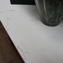 Load image into Gallery viewer, x SOLD Antique French Walnut and Marble Top Hall Cabinet with Carved Doors and Columns. B12619