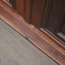 Load image into Gallery viewer, x SOLD Antique French Walnut and Marble Top Hall Cabinet with Carved Doors and Columns. B12619