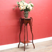 Load image into Gallery viewer, Australian Maple Plant or Statue Stand, Art Nouveau Era with Elegant Lines. B12648