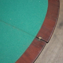 Load image into Gallery viewer, Antique English Fold Over Card Table or Pedestal Hall / Lamp Table. B12243