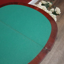 Load image into Gallery viewer, Antique English Fold Over Card Table or Pedestal Hall / Lamp Table. B12243