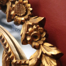 Load image into Gallery viewer, French Wall Hanging Mirror with a Heavily Ornate Gilt Frame. B12000