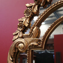 Load image into Gallery viewer, French Wall Hanging Mirror with a Heavily Ornate Gilt Frame. B12000