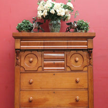 Load image into Gallery viewer, Antique Australian Cedar Chest of Eight Drawers with Original Mother of Pearl Handles. B13043