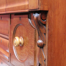 Load image into Gallery viewer, Antique Australian Cedar Chest of Eight Drawers with Original Mother of Pearl Handles. B13043