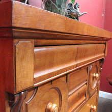 Load image into Gallery viewer, Antique Australian Cedar Chest of Eight Drawers with Original Mother of Pearl Handles. B13043