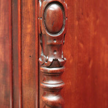 Load image into Gallery viewer, x SOLD Antique French Walnut and Mirror Linen Press or Hall Cabinet with Mirror Door. B12238
