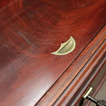 Load image into Gallery viewer, x SOLD Antique French Walnut and Mirror Linen Press or Hall Cabinet with Mirror Door. B12238