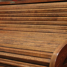 Load image into Gallery viewer, x SOLD Antique Cutler Desk, Cutler Roll Top Desk, Office Desk, Railway Tambour Roll Top. B11789