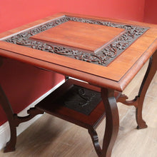 Load image into Gallery viewer, Antique English Mahogany 2 Tier Wine Table, Lamp Table, Occasional Table B10985