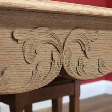 Load image into Gallery viewer, x SOLD Antique French Dining Table, Antique Raw Bleached Oak Kitchen Table, Carved Legs B10580
