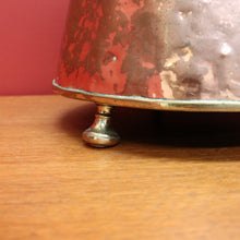 Load image into Gallery viewer, x SOLD Antique French Brass Copper Ice Bucket, Coal Scuttle Pot Planter Umbrella Holder B10735