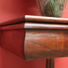 Load image into Gallery viewer, x SOLD Antique Australian Cedar Hall Table Single Pedestal Lamp Table Side Sewing Table B10729