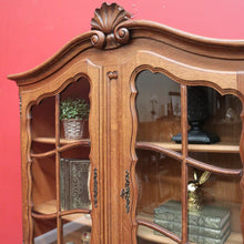 Load image into Gallery viewer, x SOLD Antique French Secretaire Bookcase with Desk, Drop front Writing Bureau Bookcase B10460