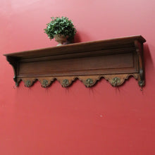 Load image into Gallery viewer, x SOLD Antique French Coat Rack, Coat and Scarf Rack Umbrella Holder Oak Brass Hat Rack B10763