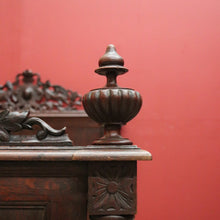 Load image into Gallery viewer, x SOLD Antique French Queen Bed, Carved Oak French Bed, incl. Head, Foot, Rails, Slats B11164